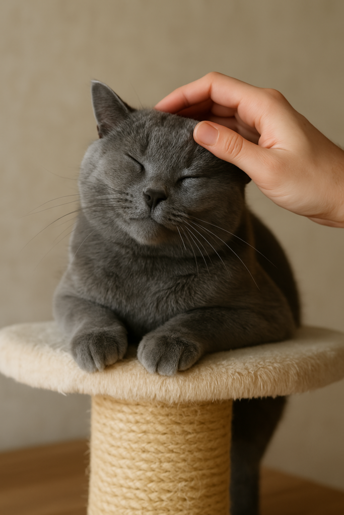 carinho no gato - Imagem criada por IA, meramente ilustrativa